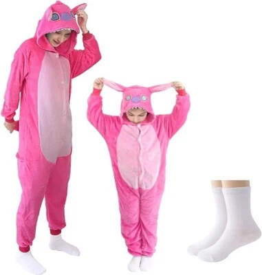 Body Pijama Unisex Adulto Talla “M” Navidad Franela Dibujos Animados PUNTADA ROSA Foto 1 de 4