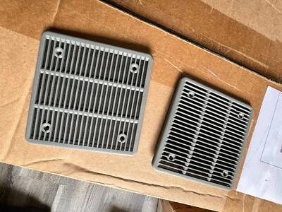 Mercedes Benz W201 190E 190D Rear Speaker Cover Grey Genuine OEM (Pair) - Image 1 of 3