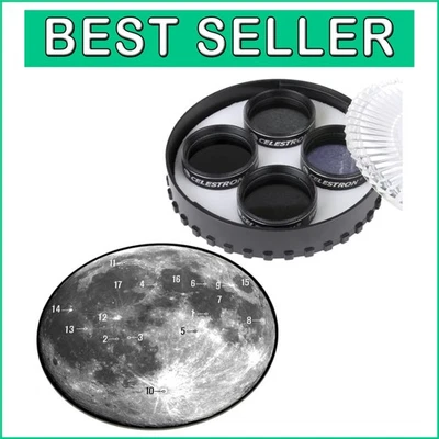 Essential Astronomy Kit: 1.25' Moon Filters and Sky Glow Enhancer for Stargazers - Image 1 of 4