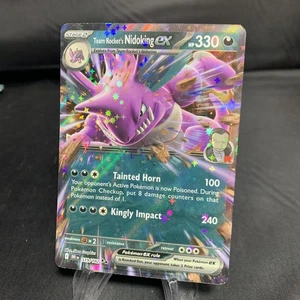 Team Rocket's Nidoking ex 119/182 Pokemon Destined Rivals - Picture 1 of 2