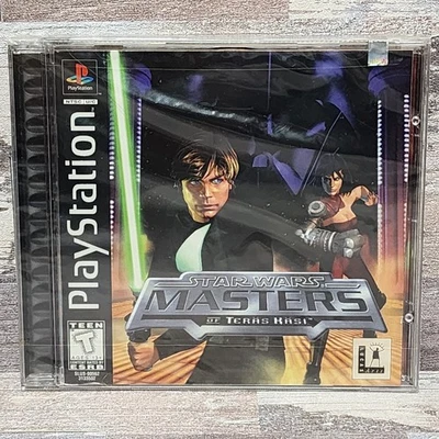 Star Wars: Masters of Teras Kasi (PlayStation 1, PS1 1997) Factory Sealed - Rare - Image 1 of 4