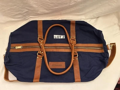 Vintage JP Morgan Duffle Bag Extra Large New LOT 2 - Image 1 of 4