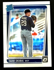 Tarik Skubal Rookie 2021 Panini Donruss Optic HOLO Rated Rookie #79 (RC) - Picture 1 of 2