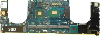 Dell Precision 5530 Motherboard intel i7-8850H DDP00/DDB00 LA-G341P 0VDJMX TEST - Image 1 of 4