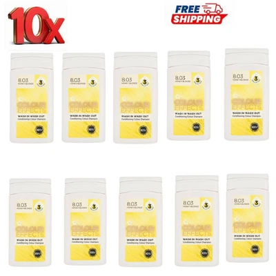 10X SUPERDRUG COLOUR EFFECTS HONEY BLONDE 803 TONER UNISEX WASH IN/OUT 75ML UK - Image 1 of 4