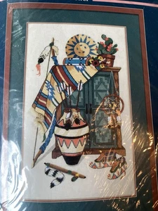 Sunset Crewel Kit, "Southwest Appeal" by Sandy Bodine, new in package kit #11104 - Picture 1 of 3