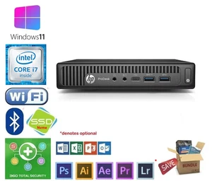 HP ProDesk G3 USFF Core i5 / i7-6700 DDR4 SSD + HDD, WiFi BT, Win 11 pro - Afbeelding 1 van 2