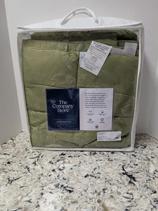 The Company Store Lacrosse Loftaire Down Alternative Throw 50" X 70" Sage NEW - Picture 1 of 6