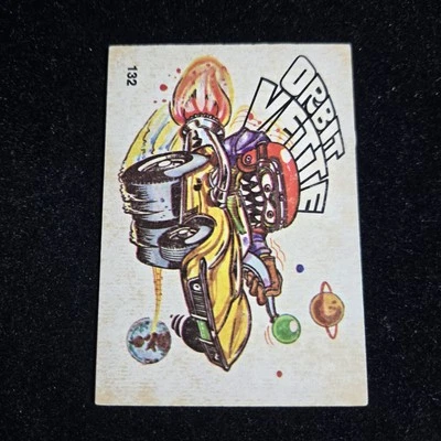 1970 Donruss Oddest Odd Rods Sticker Card Fan Art On Back 132 - Image 1 of 2