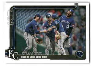 Wir alle gewinnen! Rockin’ Some Good Vibes 2025 Topps #436 Kansas City Royals - Bild 1 von 2