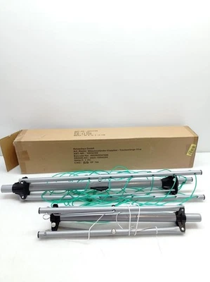 Relaxdays 140x124x110 cm stendibiancheria con supporto - argento/verde... - Immagine 1 di 4