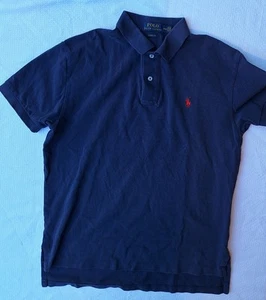 Polo Ralph Lauren Short Sleeve Classic Fit Navy Mens Size M - Picture 1 of 5