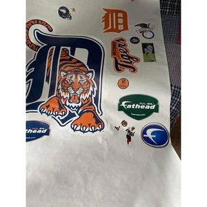 Detroit Tigers Wall Decal Sticker Removable Reusable Decor Cling 4 Decals - Picture 1 of 3