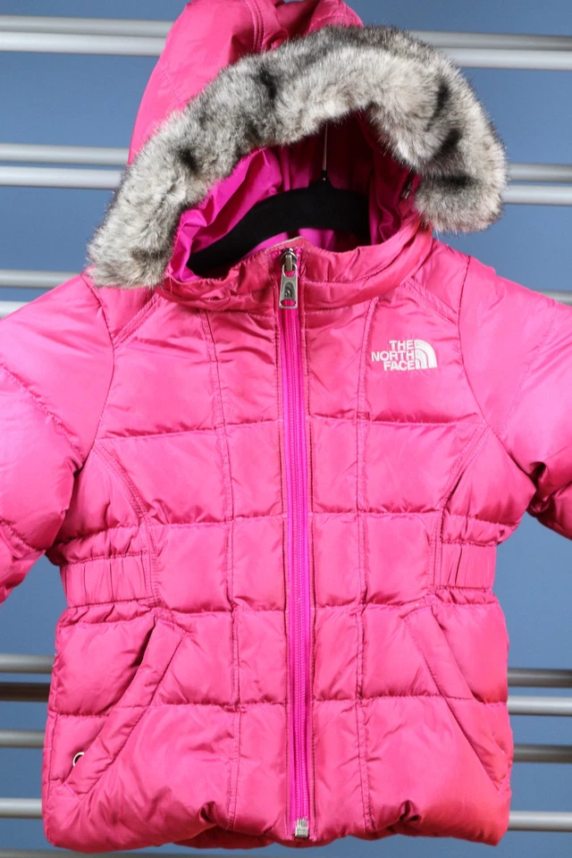 Chaqueta Gotham The North Face Niño Pequeño NIÑA Luminosa Piel Rosa Sudadera con Capucha Talla 2T Foto 1 de 4