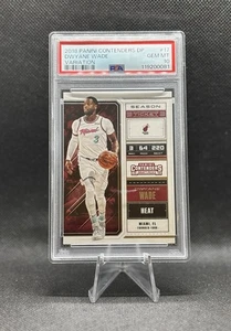 Dwyane Wade PSA 10 2018 Contenders Draft Picks Season Ticket Variation #17 - Picture 1 of 2