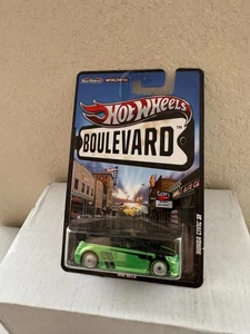 Hot Wheels Boulevard Honda Civic Si Big Hits Green Real Riders J19 - Picture 1 of 1
