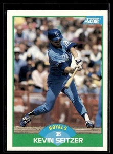 1989 Score Kevin Seitzer Kansas City Royals #55 - Picture 1 of 2