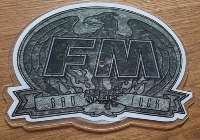 FM - Bad Luck CBS 1989 SHAPED LIMITED EDITION PICTURE DISC Hard Rock - Image 1 of 3