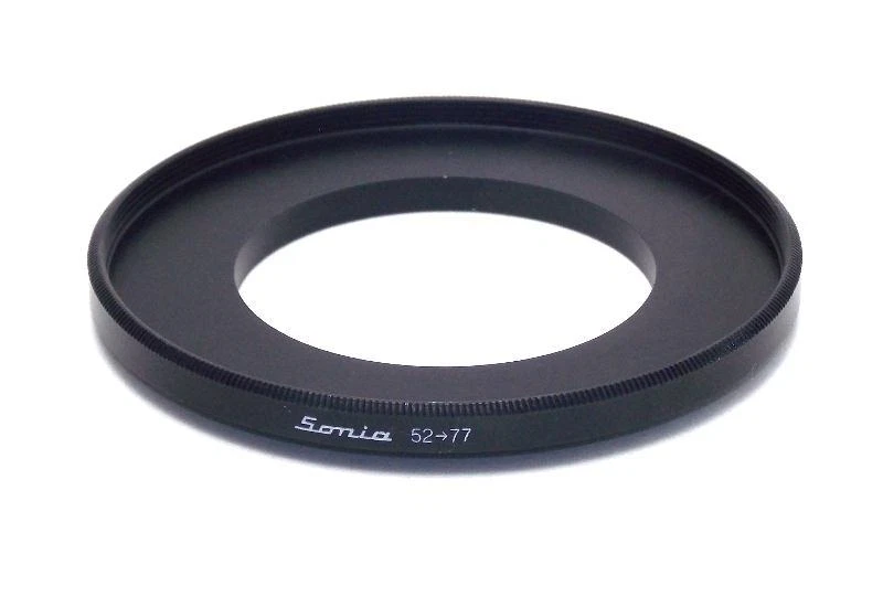 Metal Step up ring 52mm to 77mm 52-77 Sonia New Adapter - Image 1 of 1