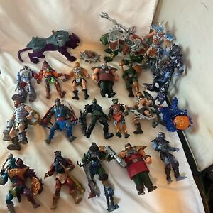 He-Man Masters of The Universe 200X Action Figure Lot of 32 w/accessories MOTU