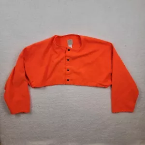 Vintage CC FILSON Shirt Mens 42 Hunting Shirt Blaze Orange Shoulder Cover Snap - Picture 1 of 8