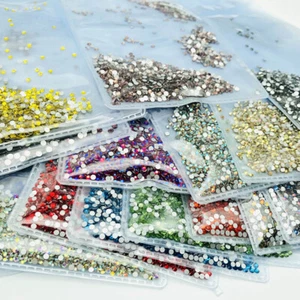 1440 piezas 2 mm Cristal Arte en Uñas Estrás Plano Brillo Gemas Uñas Decoración - Imagen 1 de 50