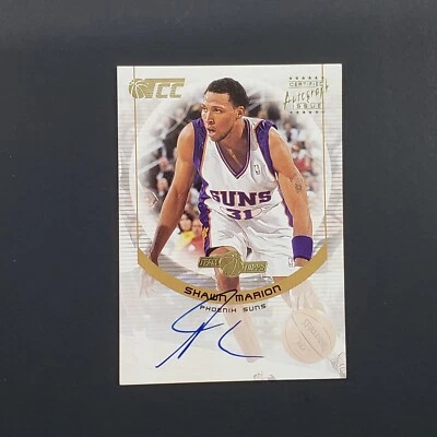 Shawn Marion 2001-02 Topps Champions and Contenders edición certificada TCC automática Foto 1 de 4