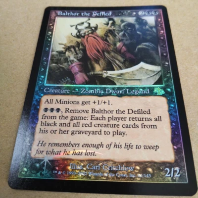 MTG Balthor the Defiled Judgment Magic the Gathering  English foil - Image 1 of 4