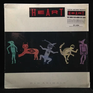 Heart-Bad Animals Radio Star Audio Cue Card-Capitol-RADIO ONLY PROMO - Picture 1 of 6