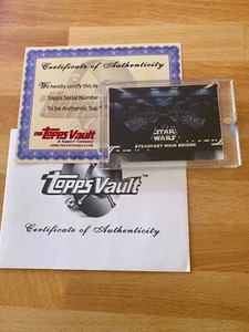 2019 Topps Star Wars Rise Of Skywalker Proof 1/1 Blank Back Main Bridge W/COA - Picture 1 of 4