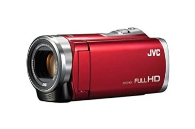 JVCKENWOOD Camcorder Everio 60X 229MP Dynamic Zoom Red GZ-E109-R - Image 1 of 3