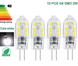 10 X G4 LED Bulbs COB 2W DC 12V Capsule Cool white SMD2835 lamps Saving lights - Picture 1 of 5