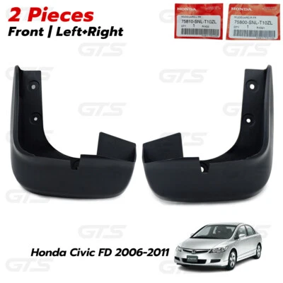 Protector contra salpicaduras de barro delantero izquierdo+derecho para Honda Civic FD sedán 1.8 2.0 2006 2011 Foto 1 de 4