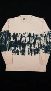 Men's Lira Pink Printed Long Sleeve T Shirt Size L - Picture 1 of 9