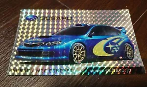 SUBARU IMPREZA WRC SWRT World Rally Championship Hologram Sticker 11.8 x 7.1cm - Picture 1 of 2