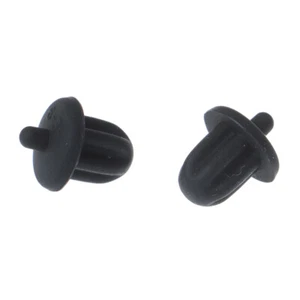 10pcs Black Rubber 6.35mm Audio Jack PC DVD Microphone Socket Dust CS*AU - Zdjęcie 1 z 12