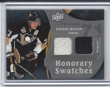 Evgeni Malkin 2009-10 Upper Deck Trilogy Honorary Swatches #HSEM 