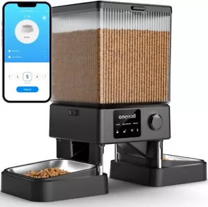 Automatic Cat Feeder with 5G Wifi, Automatic Cat Food Dispenser for 2 Cats - Picture 1 of 8