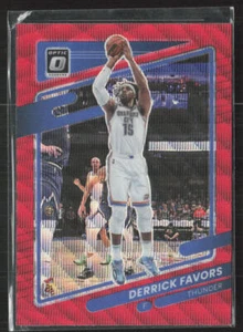 2021-22 Donruss Optic #33 Derrick Favors Red Pulsar - Picture 1 of 2