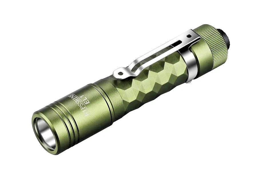 Ripsshine 1200 LUMIN Green Metal Alloy Rechargeable + Waterproof EDC Flashlight - Image 1 of 4