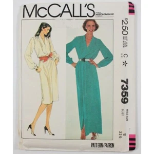 McCalls Pattern 7359 Misses Pullover Dress Size 8 UNCUT - Picture 1 of 2