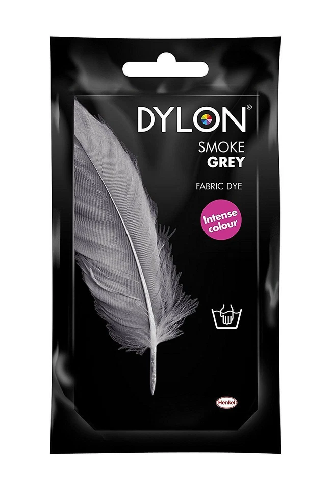 Dylon Fabric Dye Hand Use 50g Pack Clothes - Smoke Grey  - Image 1 of 1