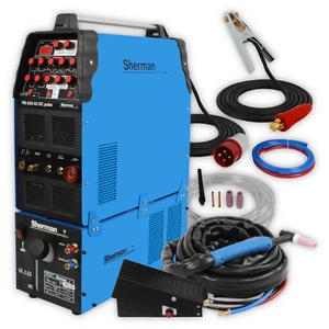 Sherman WIG 320 AC/DC Puls Schweißgerät WIG TIG MMA 320amp Wasserkühler Fußpedal - Bild 1 von 9