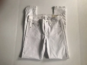 rag bone Womens jeans 26 Womens white skinny zip cuffs - Picture 1 of 11