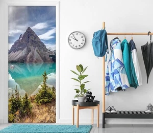 3D Schöne Berge H6353 Tür Wandmalerei Wandaufkleber Aufkleber Erin 2023 - Picture 1 of 11