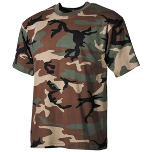 US woodland camouflage Army short sleeve tarnshirt shirt tshirt 4XL / XXXXLarge - Bild 1 von 3