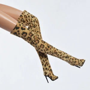 Leopard print Boots shoes for Fashion royalty FR2 Nu Face 2 poppy parker fr6.0 - Picture 1 of 3