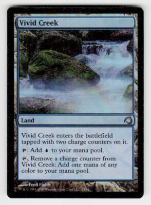 Premium Deck Series: Slivers #35 Vivid Creek FOIL - Image 1 of 2