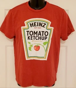 Heinz Tomato Ketchup Red Short Sleeve T-Shirt Men Size XL - Picture 1 of 5