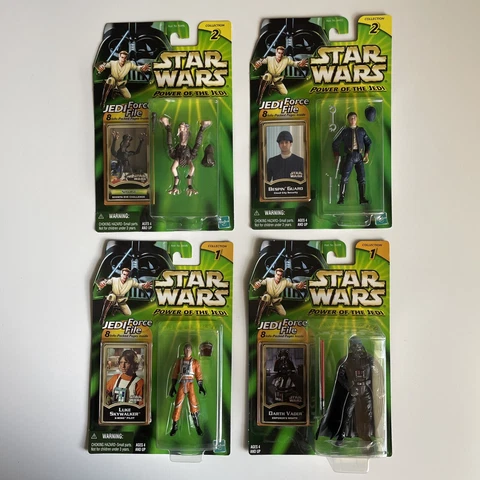 Power of the Jedi Lot Of 4 Darth Vader, Sebulba, Bespin Guard, Luke X-Wing 2000 Cover